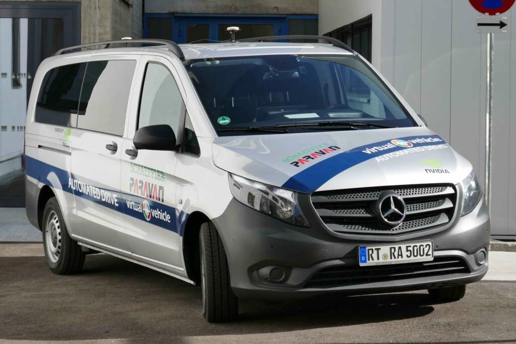 Der behindertengerechte Automated Drive Demonstrator: ADD Vito (Credit:Virtual Vehicle/Paravan)